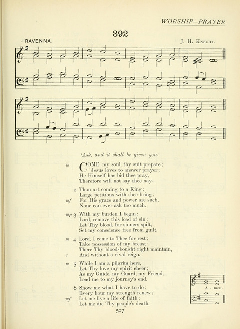 The Church Hymnary page 507