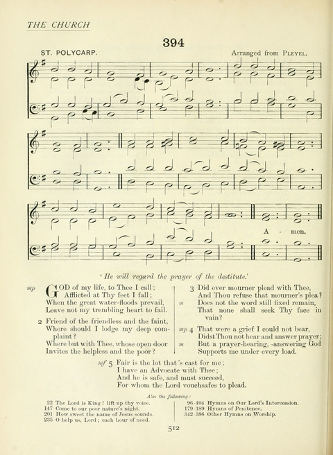 The Church Hymnary page 512