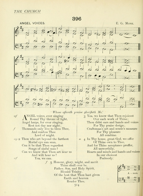 The Church Hymnary page 514