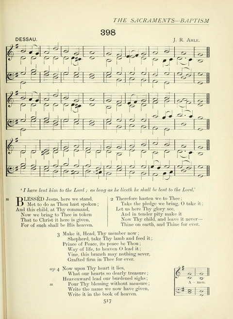 The Church Hymnary page 517