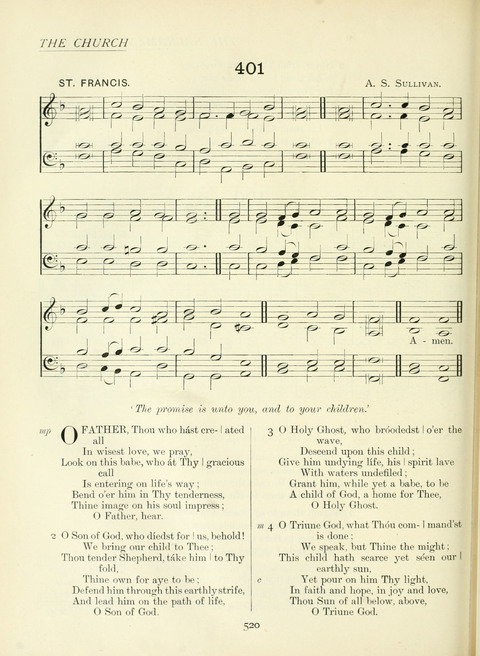 The Church Hymnary page 520