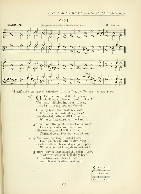 The Church Hymnary page 523