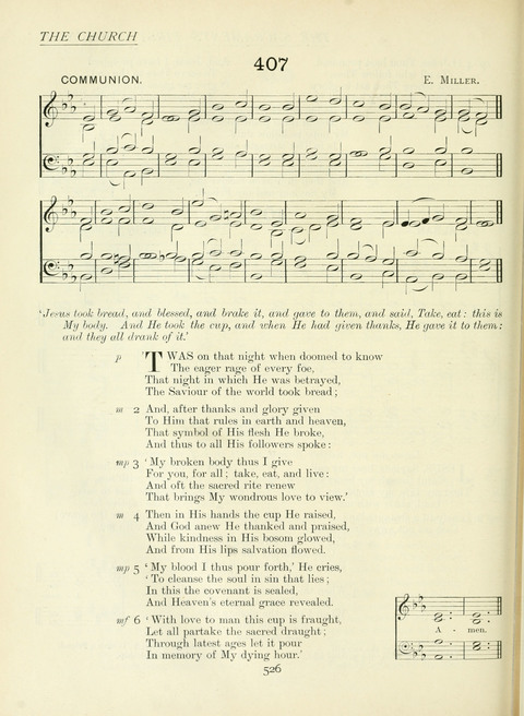 The Church Hymnary page 526