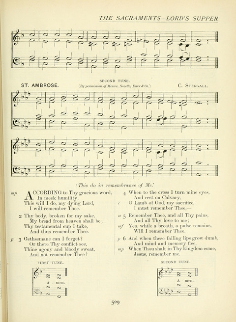 The Church Hymnary page 529