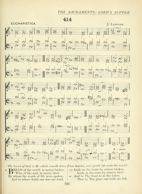 The Church Hymnary page 533