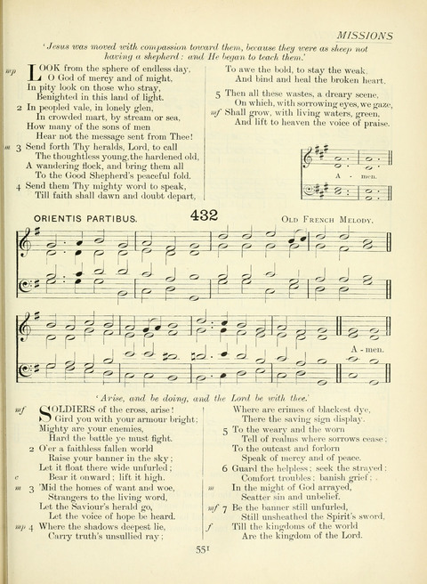 The Church Hymnary page 551
