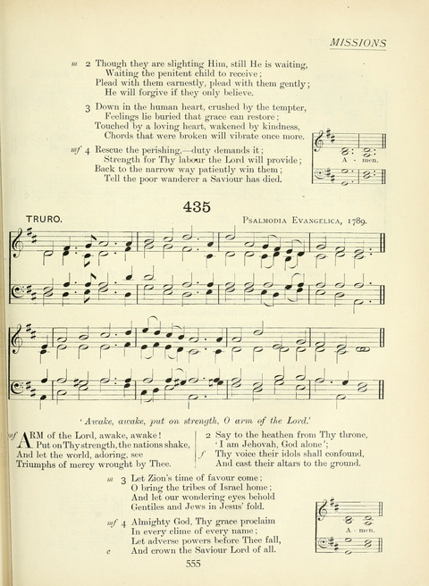 The Church Hymnary page 555