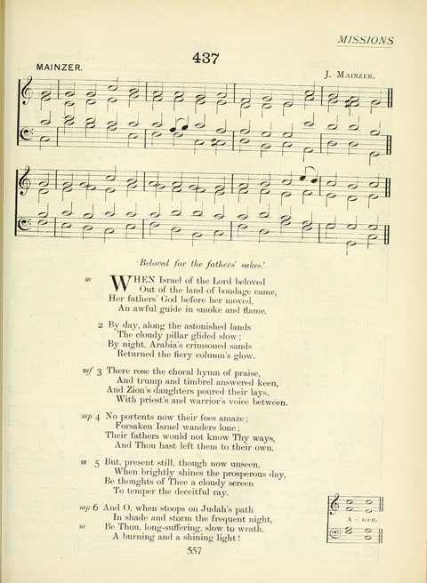 The Church Hymnary page 557
