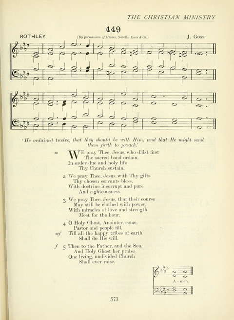 The Church Hymnary page 573