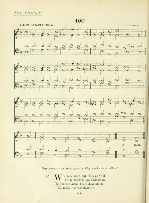 The Church Hymnary page 586
