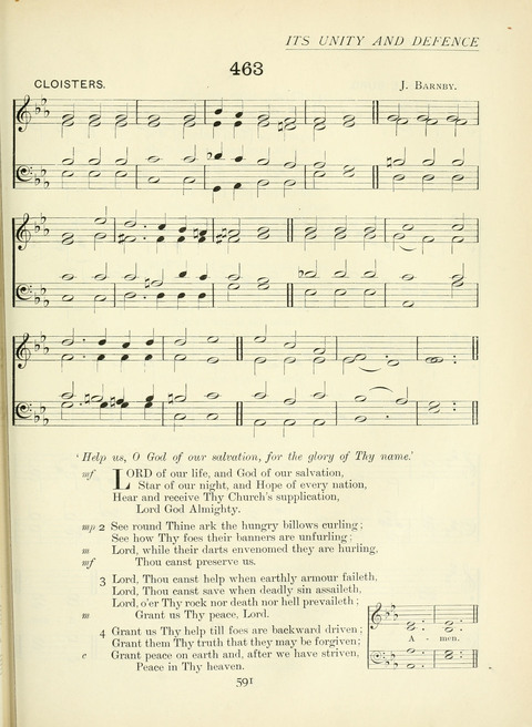 The Church Hymnary page 591