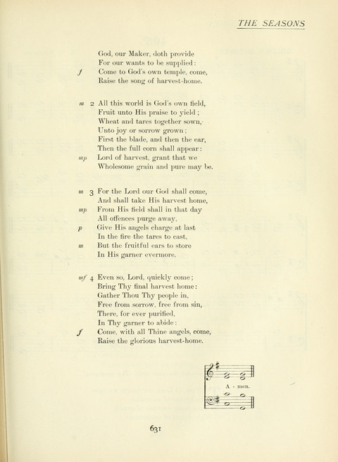 The Church Hymnary page 631