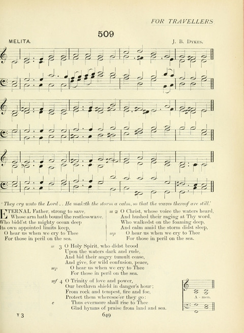The Church Hymnary page 649