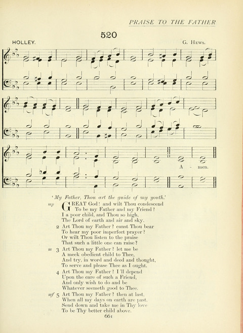 The Church Hymnary page 661