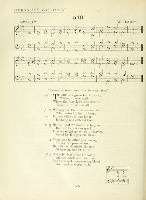 The Church Hymnary page 686