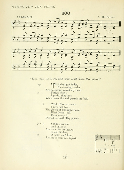 The Church Hymnary page 756