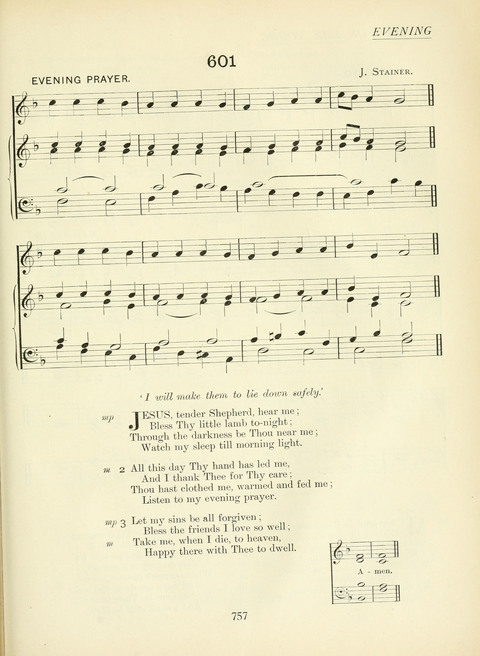 The Church Hymnary page 757