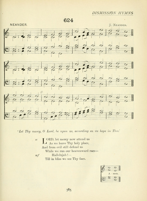 The Church Hymnary page 785