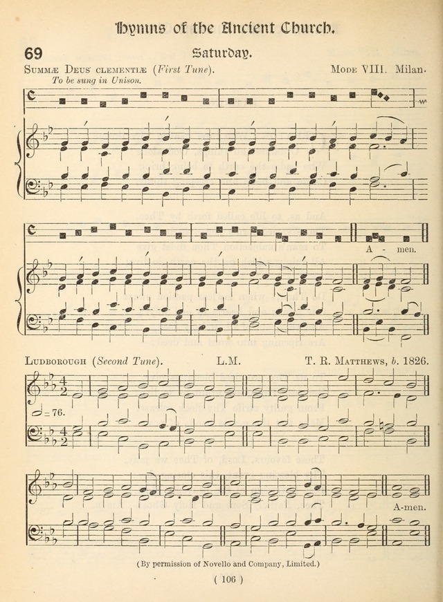 Church Hymns: with tunes (New ed.) page 106