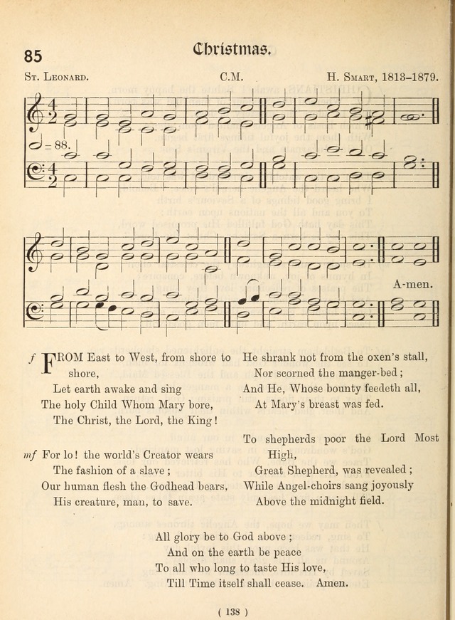 Church Hymns: with tunes (New ed.) page 138