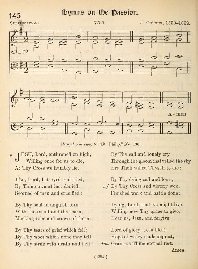 Church Hymns: with tunes (New ed.) page 224