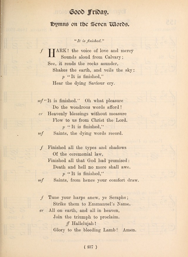 Church Hymns: with tunes (New ed.) page 237