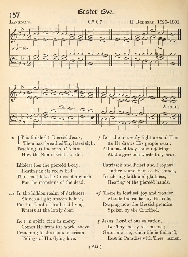 Church Hymns: with tunes (New ed.) page 244
