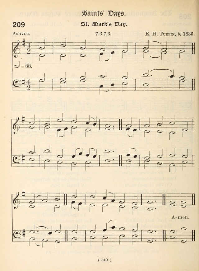 Church Hymns: with tunes (New ed.) page 340