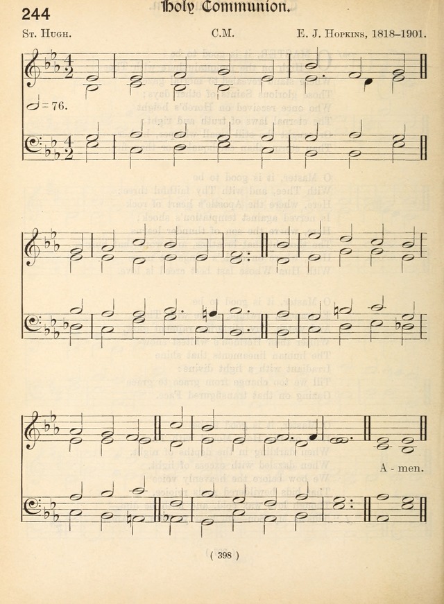 Church Hymns: with tunes (New ed.) page 398
