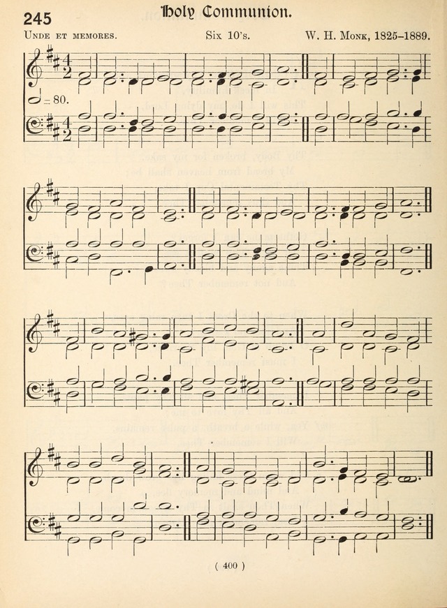 Church Hymns: with tunes (New ed.) page 400
