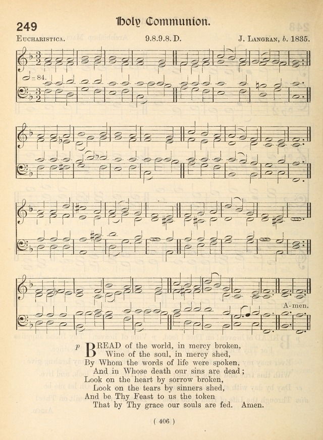 Church Hymns: with tunes (New ed.) page 406