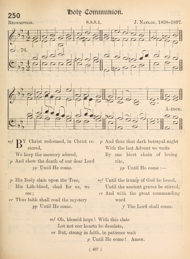 Church Hymns: with tunes (New ed.) page 407