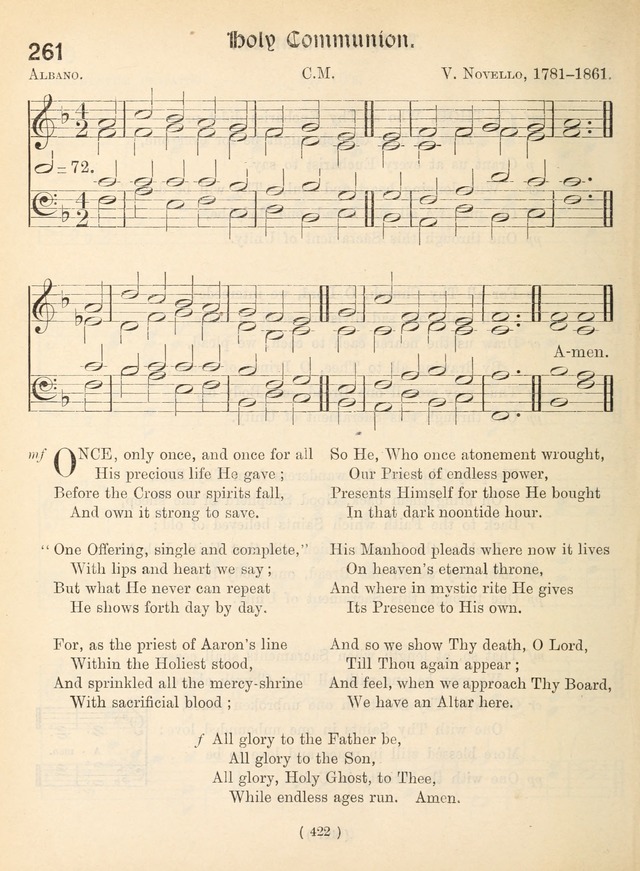 Church Hymns: with tunes (New ed.) page 422