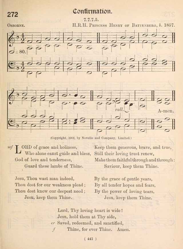 Church Hymns: with tunes (New ed.) page 441