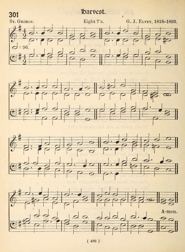Church Hymns: with tunes (New ed.) page 486