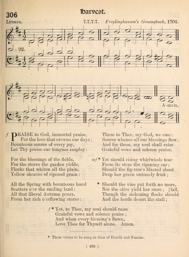 Church Hymns: with tunes (New ed.) page 495
