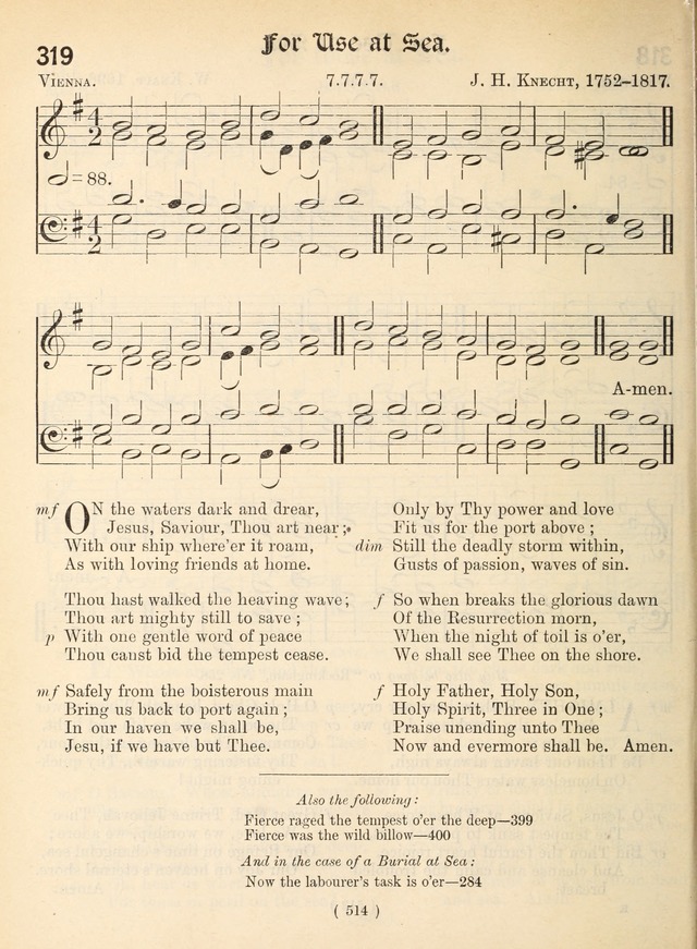 Church Hymns: with tunes (New ed.) page 514