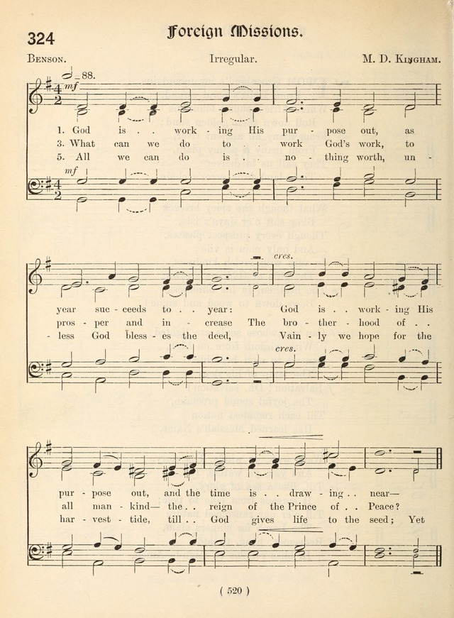 Church Hymns: with tunes (New ed.) page 520
