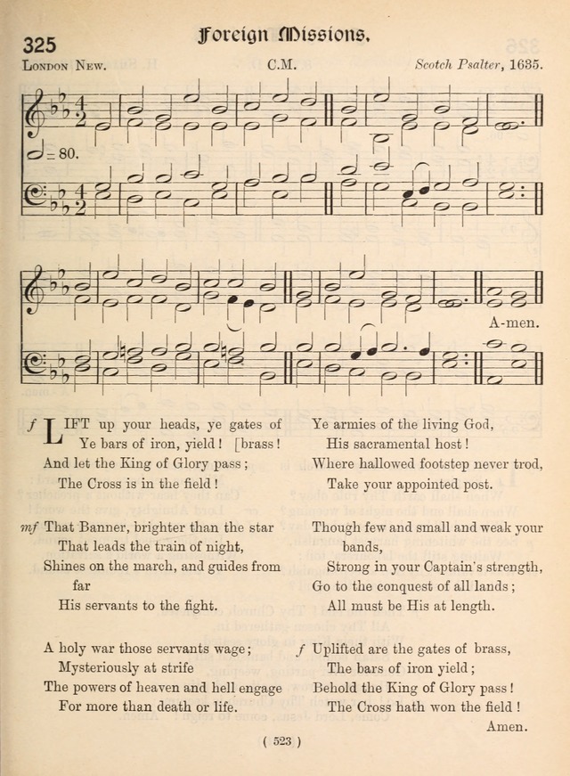 Church Hymns: with tunes (New ed.) page 523