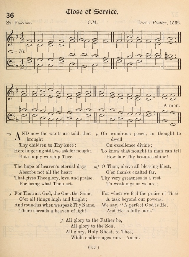 Church Hymns: with tunes (New ed.) page 55