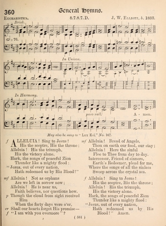 Church Hymns: with tunes (New ed.) page 581