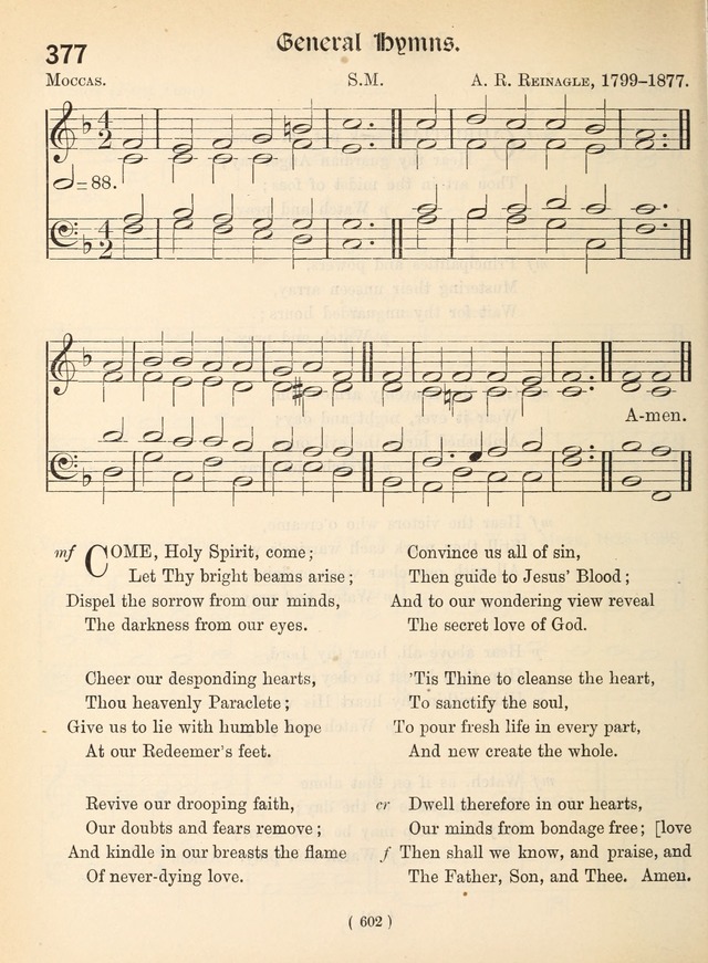 Church Hymns: with tunes (New ed.) page 602