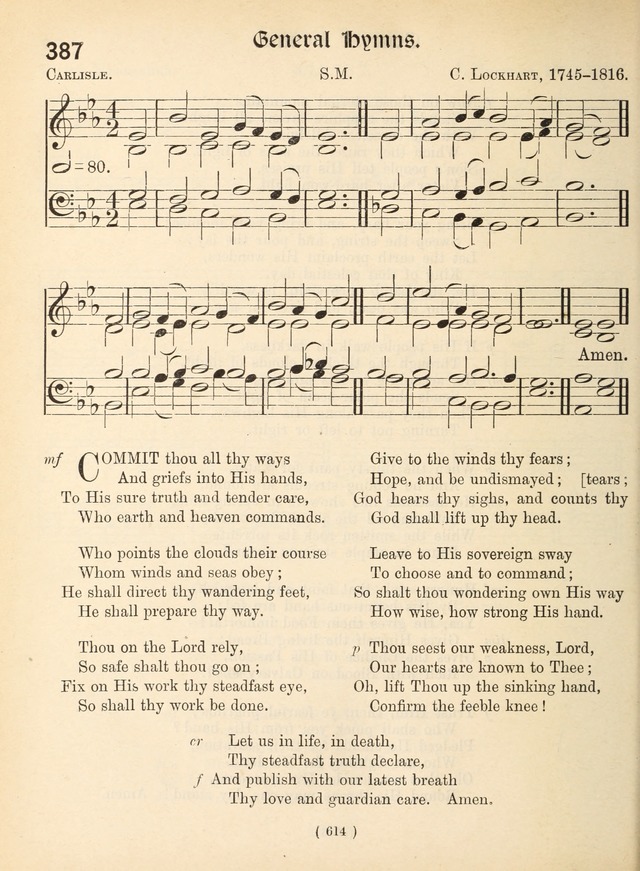 Church Hymns: with tunes (New ed.) page 614