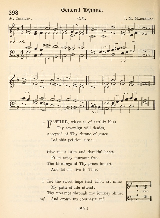 Church Hymns: with tunes (New ed.) page 628