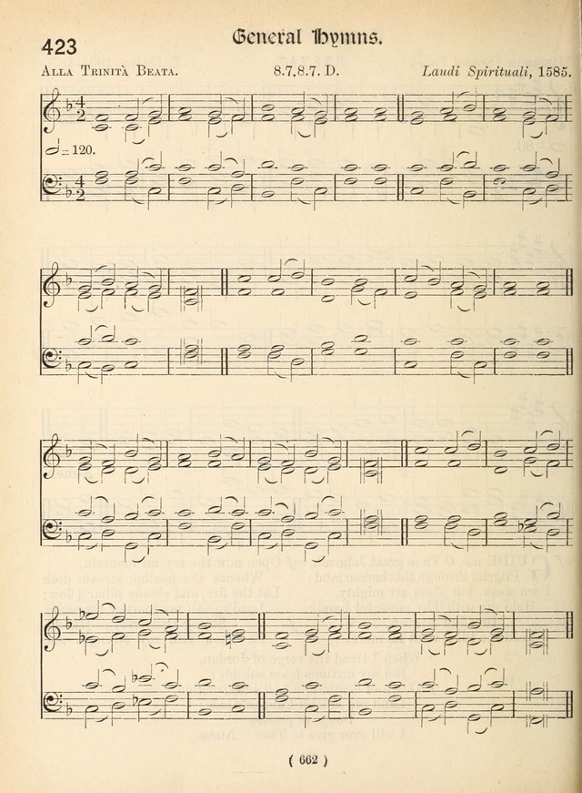 Church Hymns: with tunes (New ed.) page 662