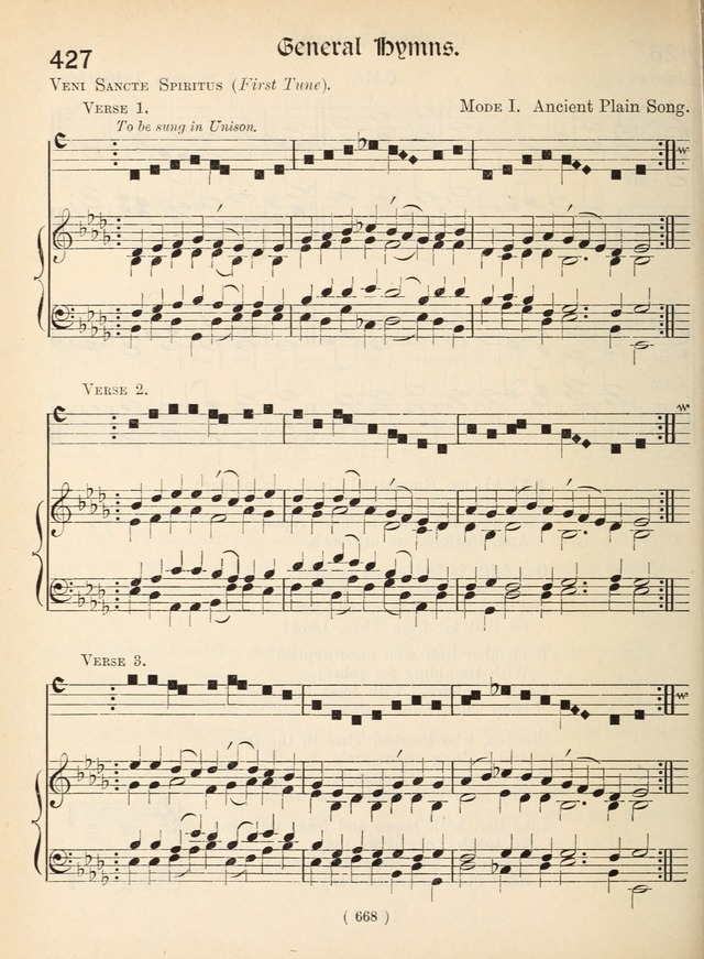 Church Hymns: with tunes (New ed.) page 668