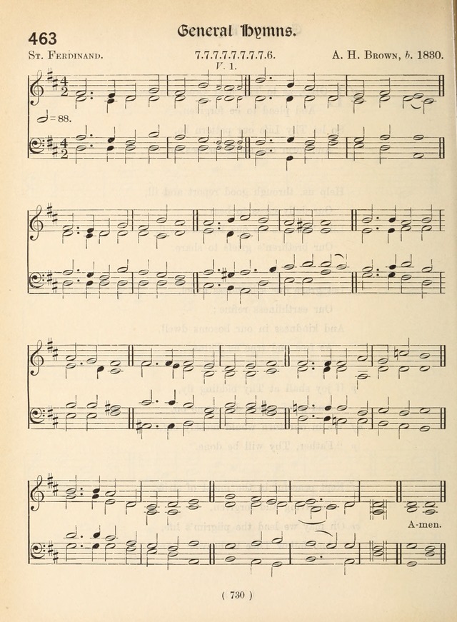 Church Hymns: with tunes (New ed.) page 730