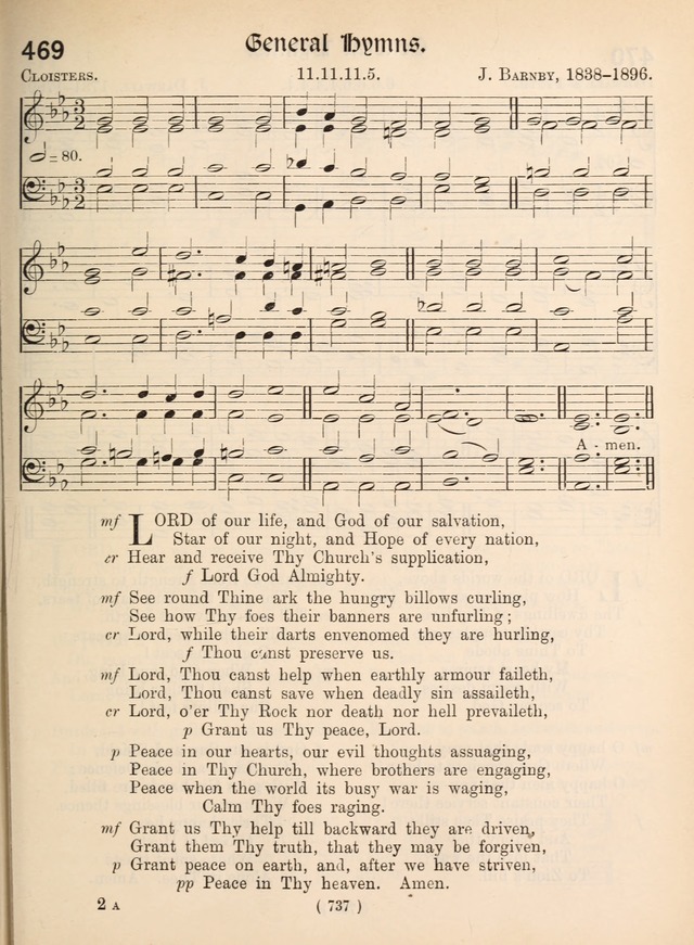 Church Hymns: with tunes (New ed.) page 737
