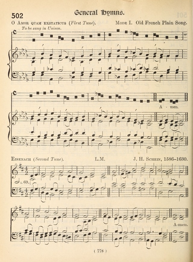 Church Hymns: with tunes (New ed.) page 778