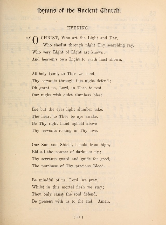 Church Hymns: with tunes (New ed.) page 81